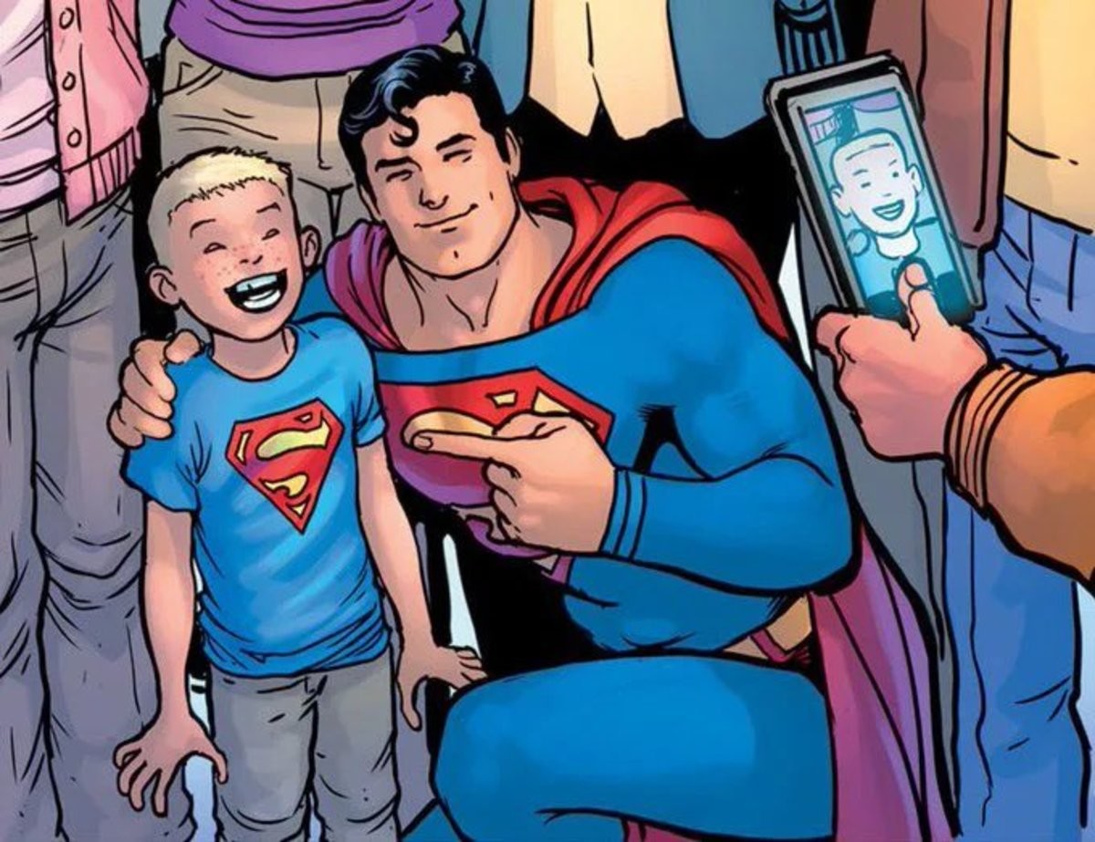 Супермен с родителями